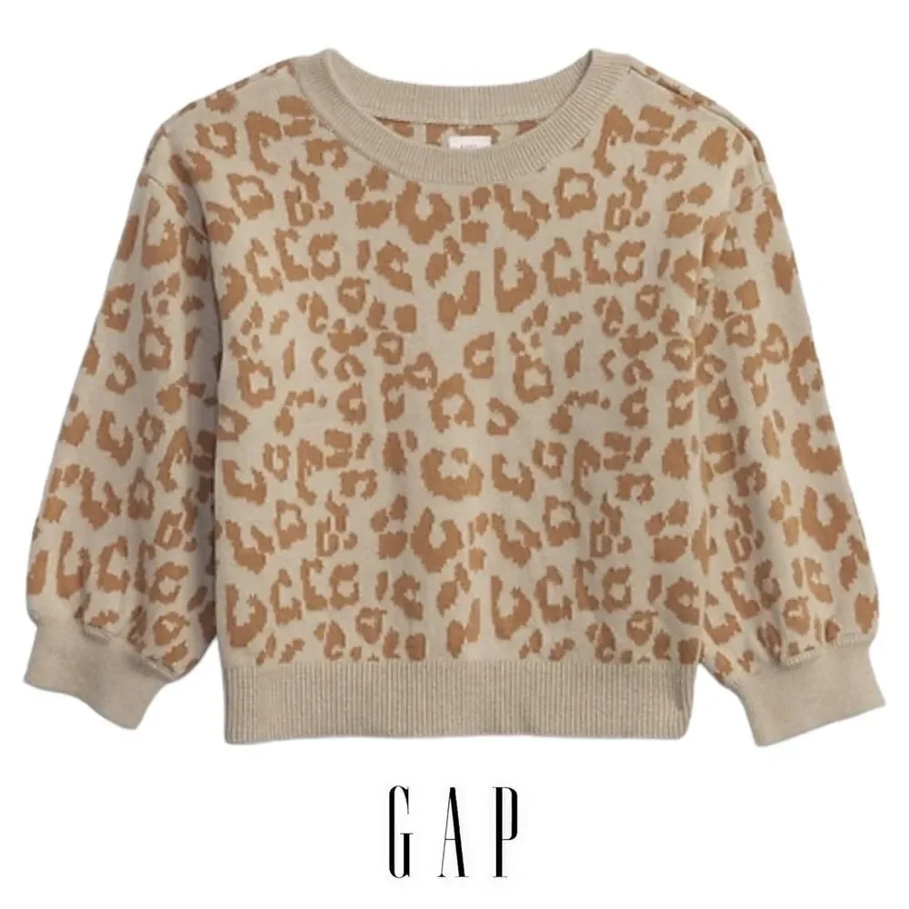 GAP Kids Leopard Print Sweater NWT Size 5T